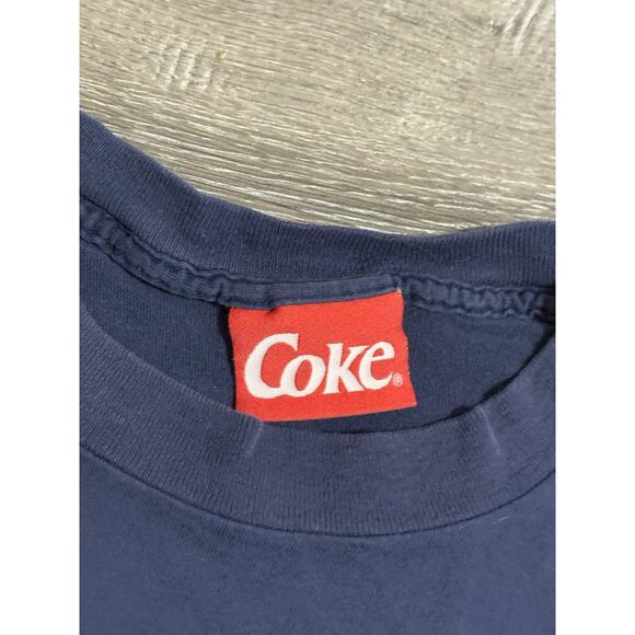 1994 Vintage Coke Coca-Cola Bear Christmas Graphic Shirt Made In USA - Men Large - Picture 7 of 16